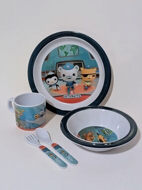 Octonauts 5 Pc Mealtime Feeding Set for Kids and Toddlers